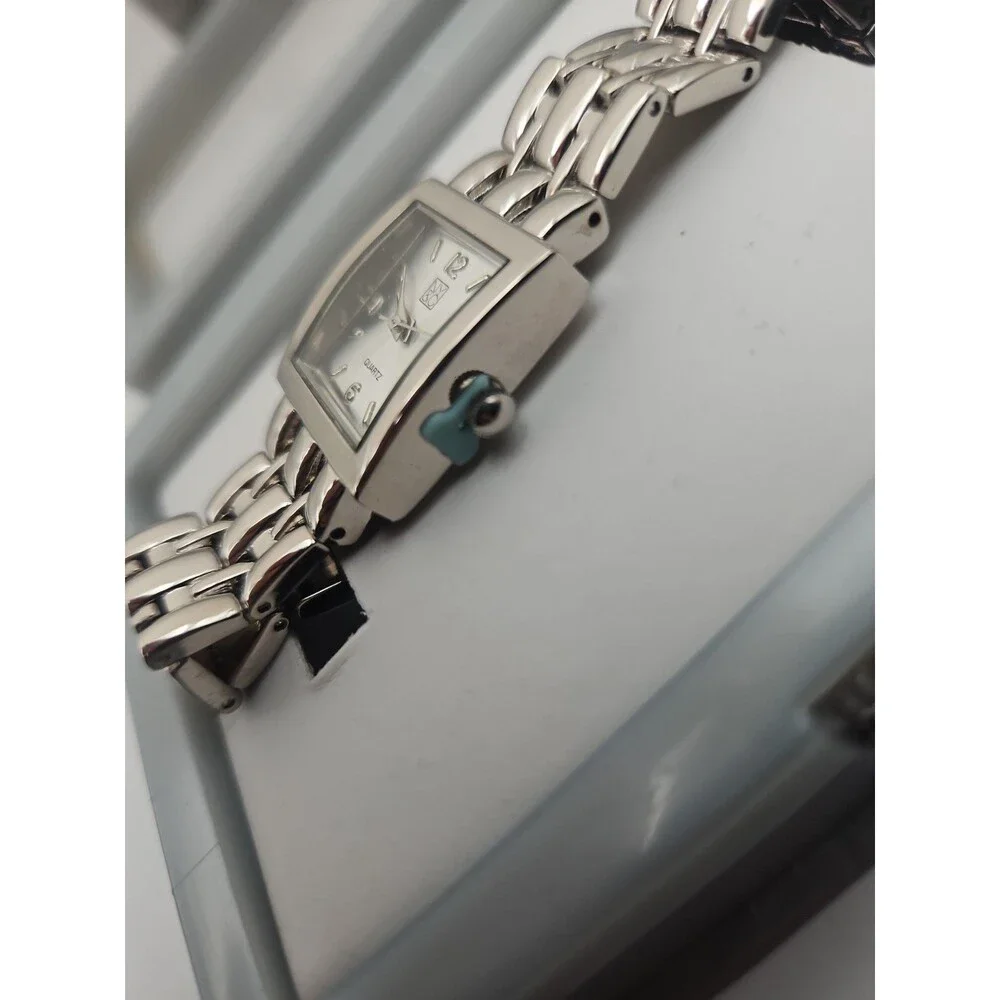 New York & Company Silver Toned Women's Watch Analog Bracelet Band